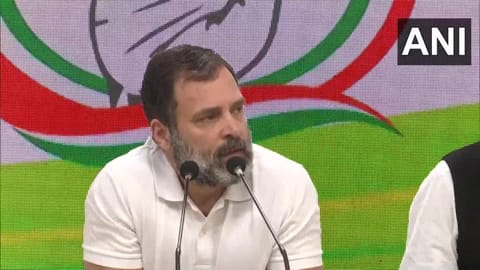 Congress leader Rahul Gandhi