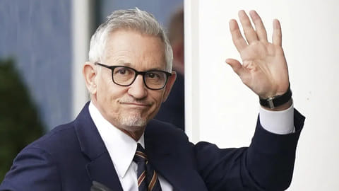 Soccer broadcaster Gary Lineker