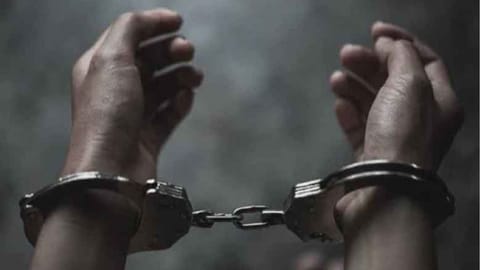 A representative image of a  person arrested