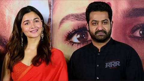 Alia Bhatt and  Jr NTR