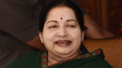 Former AIADMK supremo J Jayalalithaa