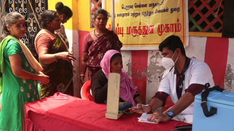 Special Medical camp at Annai Sathya nagar