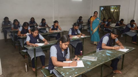 Visuals from  Govt Girls Higher secondary school, Ashok Nagar, Chennai