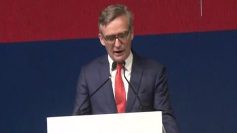 British High Commissioner to India Alex Ellis at King's birthday party