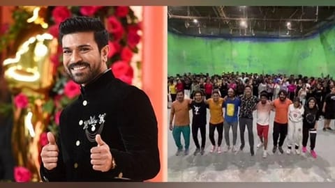 Ram Charan, Prabhu Deva and his team