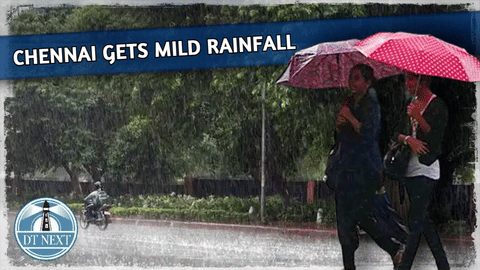 Mild showers in several parts of Chennai