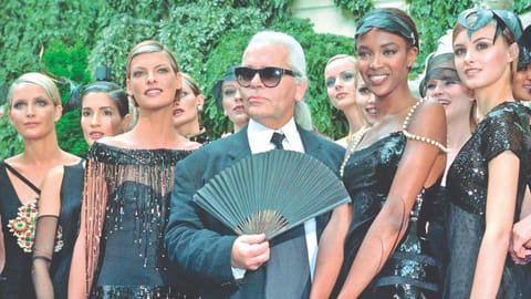 Fashion forward: With Lagerfeld, clothes were only part of the story