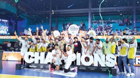 Ahmedabad team with the title