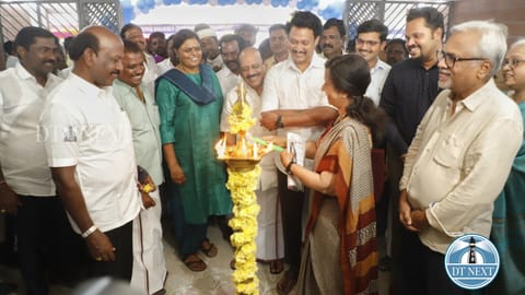 Much-awaited Ezhil Nagar union panchayat primary school built by an NGO in Perumbakkam was inaugurated by Ministers Anbil Mahesh and Ma Subramanian