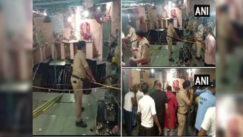 Visuals from Beleshwar Mahadev Temple where a stepwell collapsed