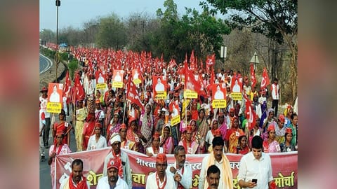Visual from the march