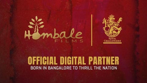 Hombale films join hands with RCB as official digital partner