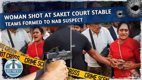Saket court firing: Woman stable; teams formed to nab suspect