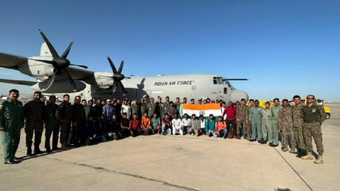 Delhi-bound C-130J aircraft takes off from Jeddah