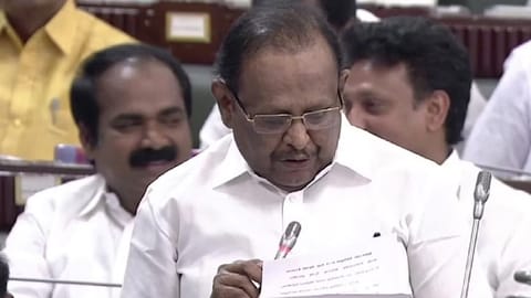 Minister for Law S Regupathy