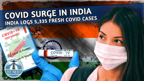 India logs 5,335 fresh Covid cases
