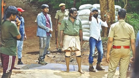 BTS still from Viduthalai part 2&nbsp;