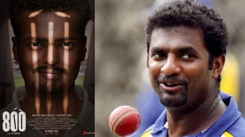 First look poster of '800'; Muttiah Muralitharan