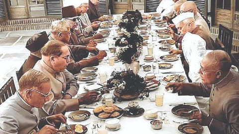 The first Iftar party