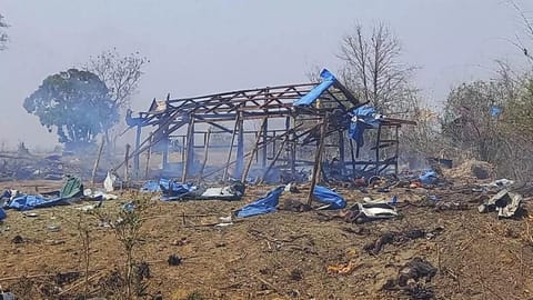 Airstrikes by Myanmar?s military