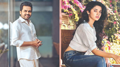 (L)  Karthi; Krithi Shetty(R)