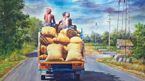 Artworks of Kirubakaran N, Yuvaraj K and Puviyarasu K