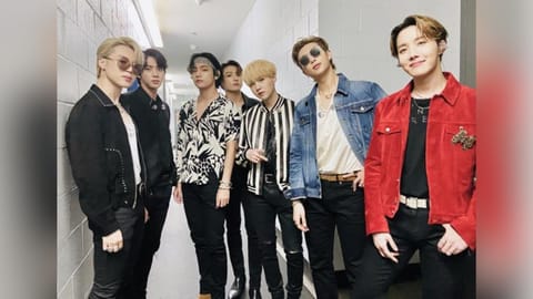 K-pop band BTS.