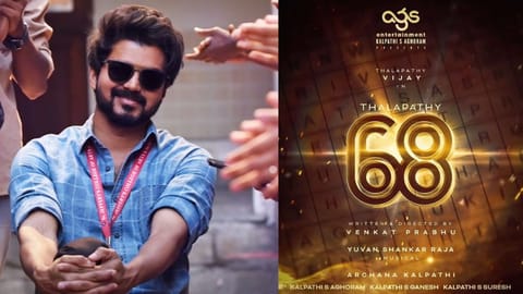 Vijay; 'Thalapathy 68' announcement poster
