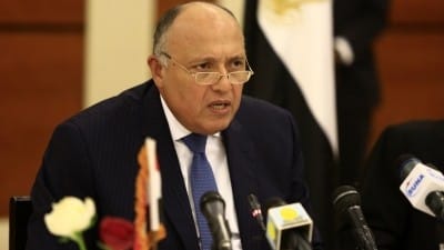 Egyptian Foreign Minister Sameh Shoukry
