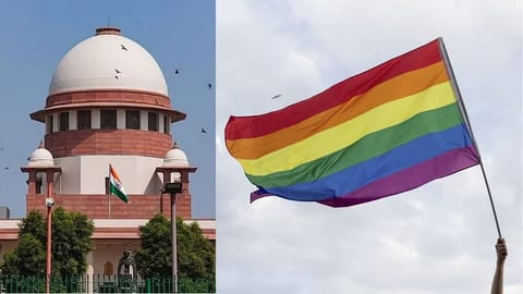 Supreme Court of India (left)