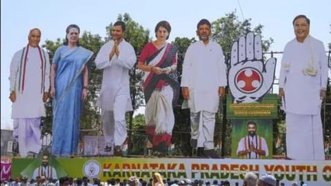 The Congress is contesting 223 of the 224 seats