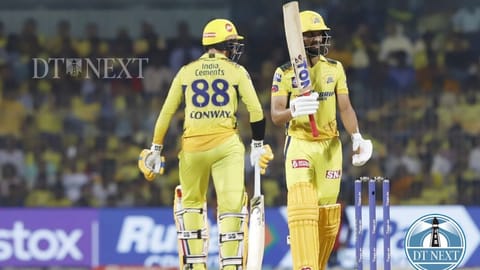 Gaikwad and Conway's knocks helped CSK post a strong total on the board