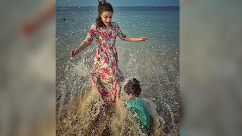Soha Ali Khan with Inaya