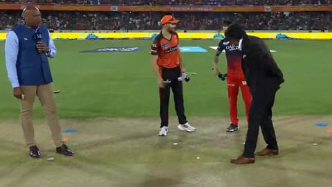 RCB won the toss and chose to bowl against SRH