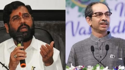 Eknath Shinde and Uddhav Thackeray.