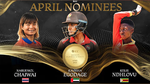 ICC Women's Player of the Month nominees