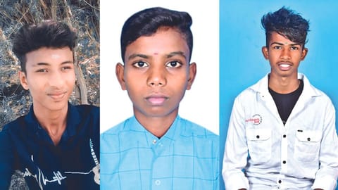 (L to R) Mullai Barathan, Mukesh and Santhosh