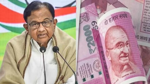 P Chidambaram: Representative image