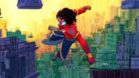 Stills from Spider-Man: Across the Spiderverse