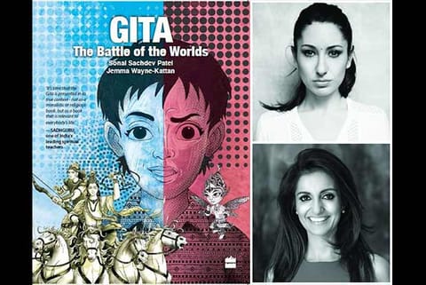 Gita: The Battle of the Worlds, (T) Jemma Wayne Kattan and (B) Sonal Patel