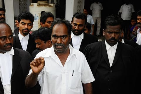 Kovan at the Magistrate Court in Tiruchy on Friday