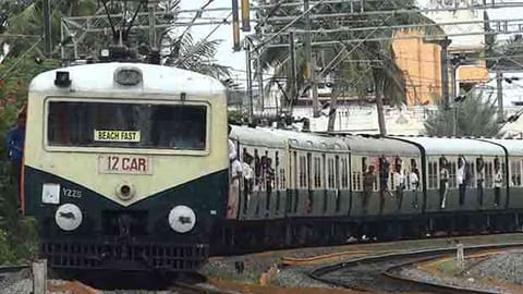 Representative image of suburban train