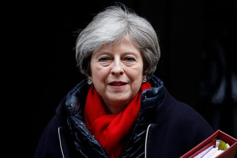 Britain's Prime Minister Theresa May
