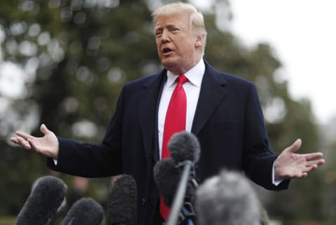 US President Donald Trump 