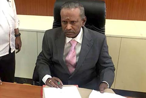 A file photo of Justice Arumugasamy