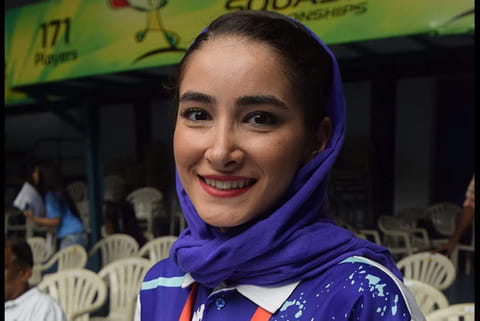 Iranian referee Sofia Navadeh