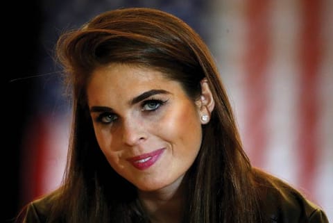 White House Communications Director Hope Hicks
