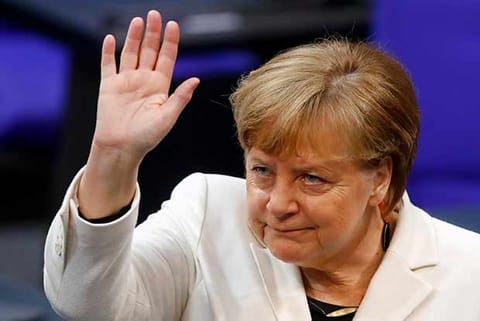 German chancellor Angela Merkel