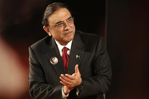Former Pakistan president and Pakistan People?s Party Co-Chairman Asif Ali Zardari