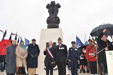 New statue in France commemorates role of Indian soldiers in World War I